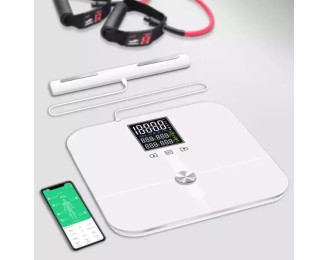 Eight electrode color screen intelligent body fat scale