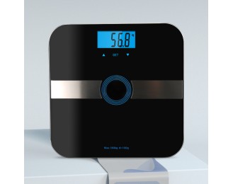 Tempered glass electronic scale